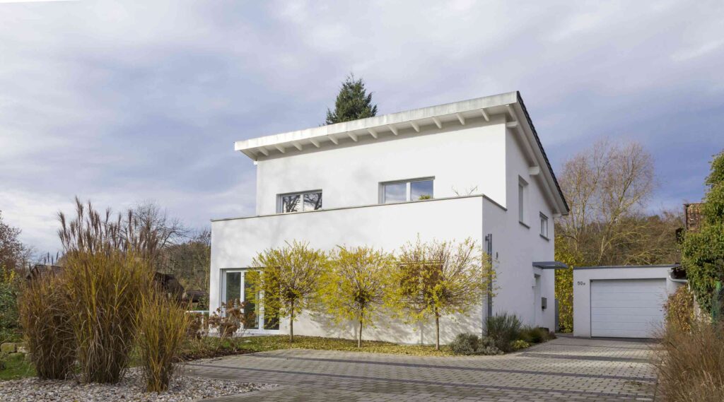 Einfamilienhaus mit Pultdach